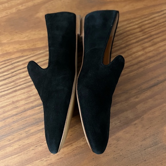 J. Crew Black Suede Smoking Loafer Flats - Picture 5 of 9